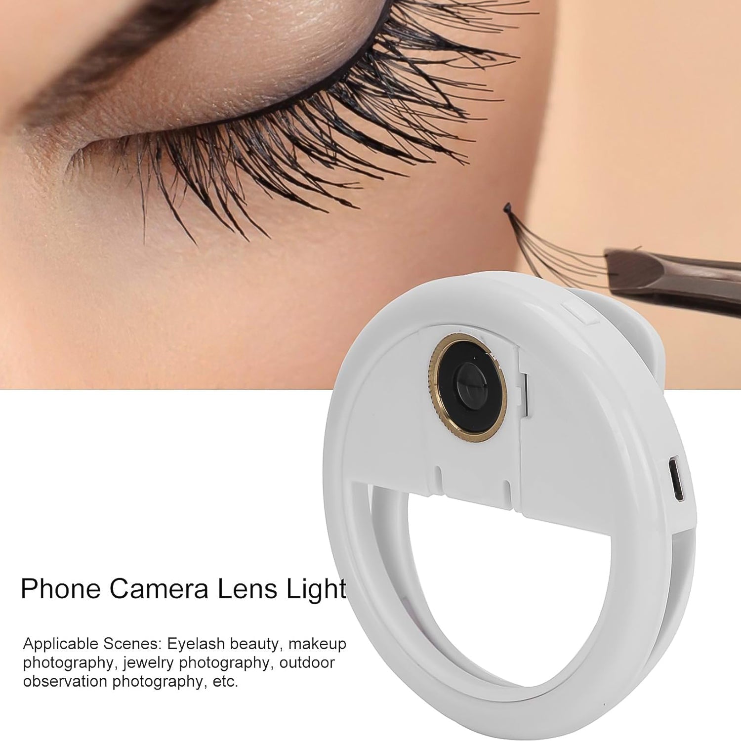 Selfie Flash Ring Light with 3 Level of Brightness (1 Pc) Selfie Flash Ring Light with 3 Level of Brightness (1 Pc)